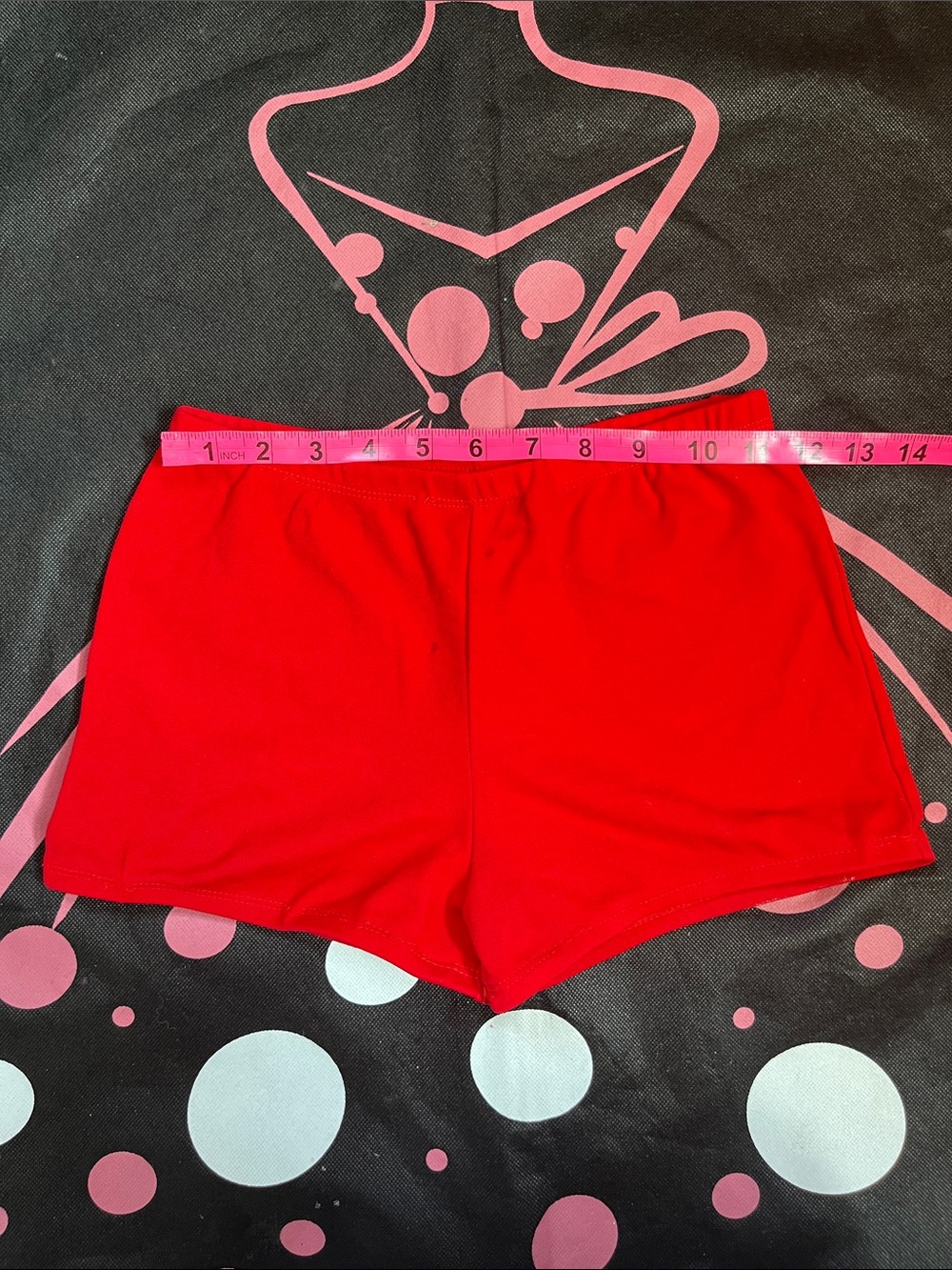 Cheer Red Stretchy Shorts